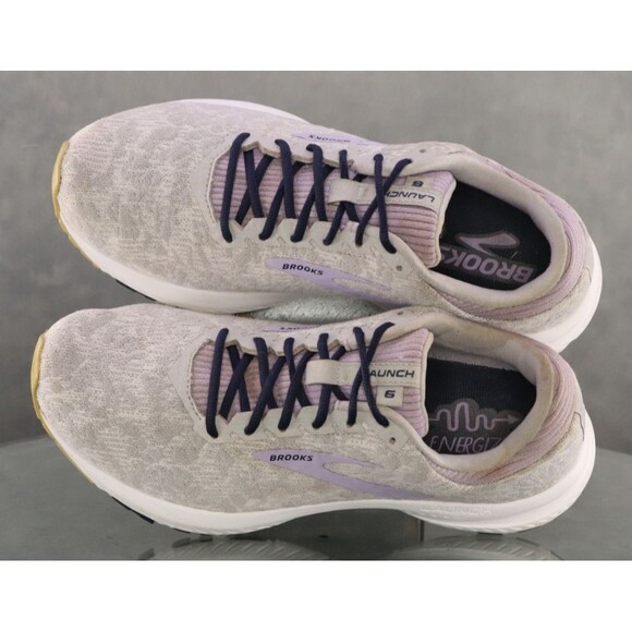 Brooks Launch 6 Women's Running Shoes Size 9 Gray Lavender - Picture 10 of 12